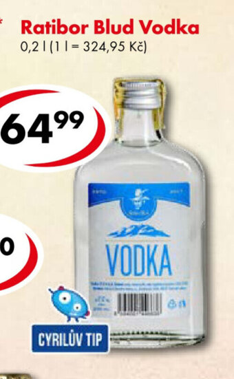 CBA Ratibor Blud Vodka nabídka