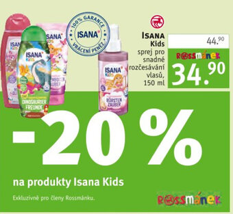 Rossmann ISANA Kids nabídka