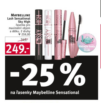 Rossmann MAYBELLINE Lash Sensational Sky High nabídka