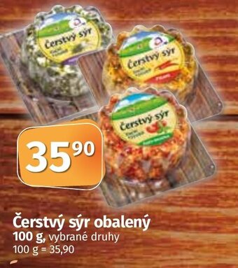 COOP TIP Čerstvý sýr obalený nabídka