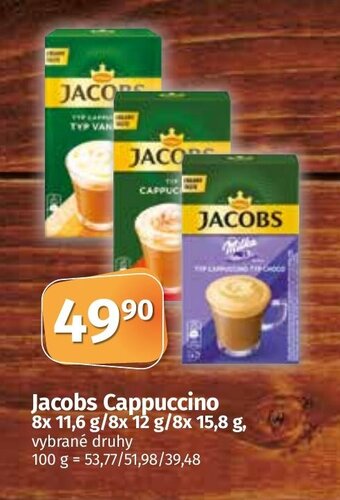 COOP TIP Jacobs Cappuccino nabídka
