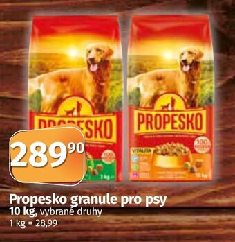 COOP TIP Propesko granule pro psy nabídka
