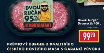 Billa Hovězí burger Dvouručák 400 g nabídka