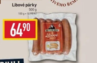 Billa Libové párky 500 g nabídka