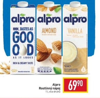 Billa Alpro Rostlinný nápoj 1 L nabídka
