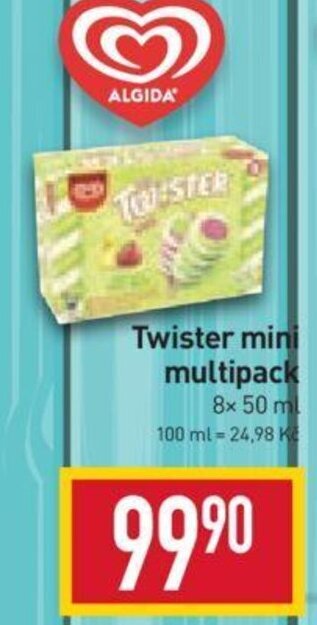 Billa Twister mini multipack 8x 50 ml nabídka