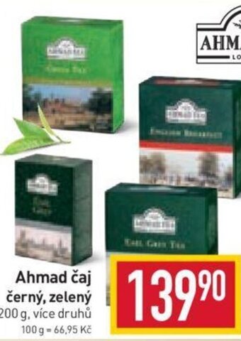 Billa Ahmad čaj černý, zelený nabídka
