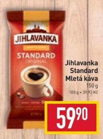 Billa Jihlavanka Standard Mletá káva nabídka