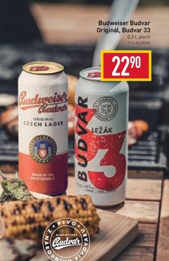 Billa Budweiser Budvar Originál, Budvar 33 nabídka