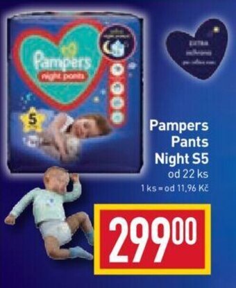 Billa Pampers Pants Night S5 nabídka