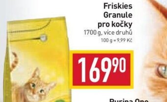 Billa Friskies Granule pro kočky nabídka