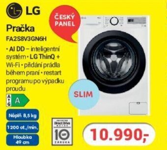Planeo Elektro LG Pračka FA2S8V3GN6H nabídka