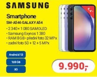Planeo Elektro SAMSUNG Smartphone SM-A546 GALAXY A54 nabídka