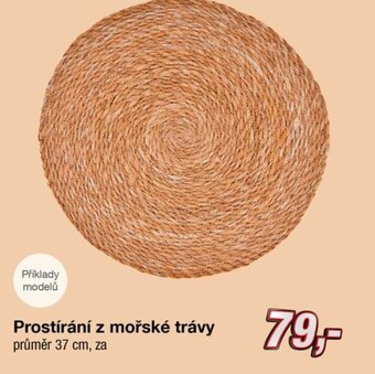 Kik Prostírání z mořské trávy průměr 37 cm, za nabídka