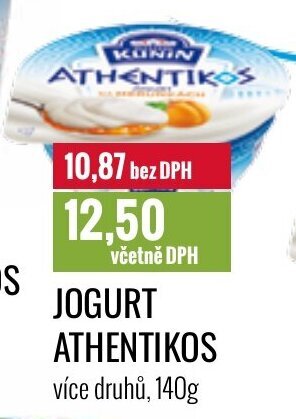 Ratio JOGURT ATHENTIKOS nabídka