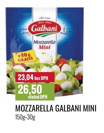 Ratio MOZZARELLA GALBANI MINI nabídka