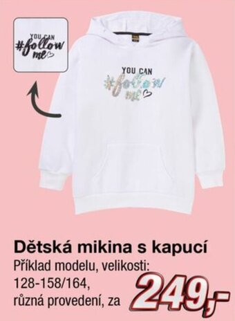 Dětská mikina s kapucí