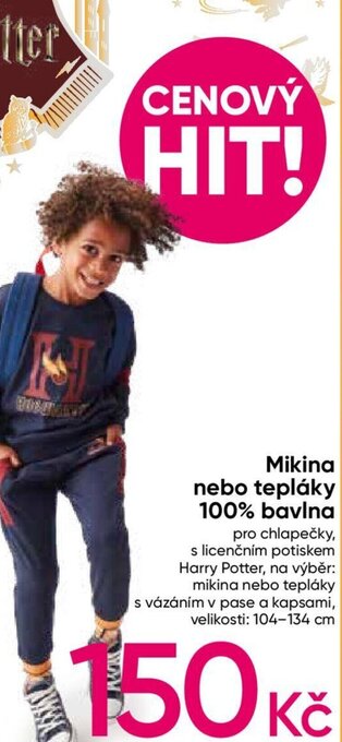 Pepco Mikina nebo tepláky 100% bavlna nabídka