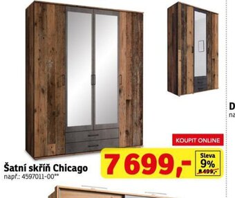 Asko Šatní skříň Chicago 7699,- nabídka