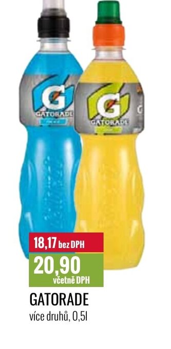 Ratio GATORADE nabídka