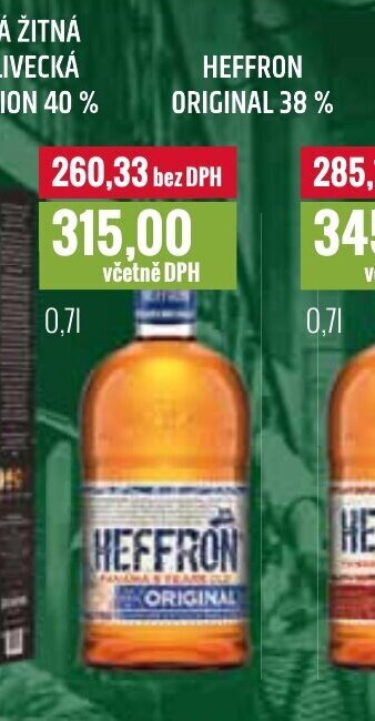 Ratio HEFFRON ORIGINAL 38 % nabídka
