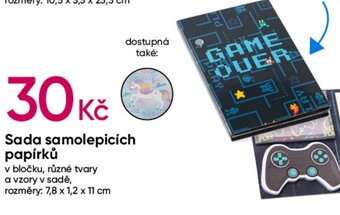 Pepco Sada samolepicích papírků nabídka