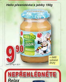 Lidl Hello přesnídávka s jablky nabídka
