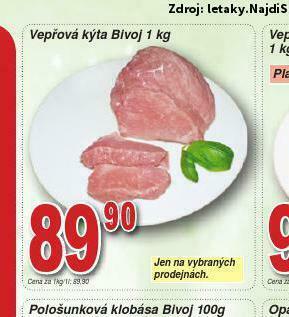 Lidl Vepřová kýta nabídka