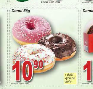 Lidl Donut nabídka