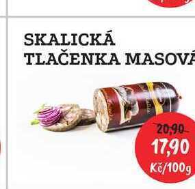 RABBIT řeznictví Skalická tlačenka masová 100g nabídka