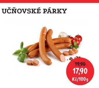 RABBIT řeznictví Učňovské párky 100g nabídka