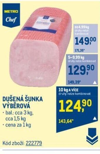 Makro DUŠENÁ ŠUNKA VÝBĚROVÁ nabídka