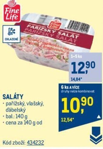 Makro SALÁTY nabídka