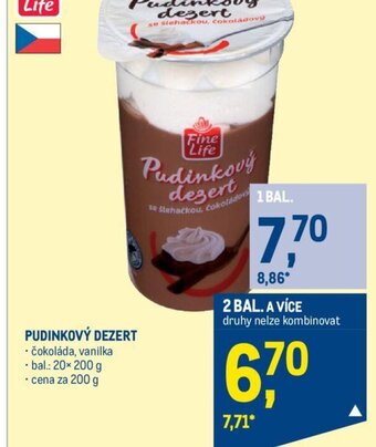 Makro PUDINKOVÝ DEZERT nabídka