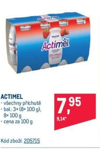 Makro ACTIMEL nabídka