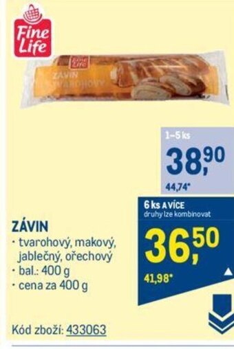 Makro ZÁVIN nabídka