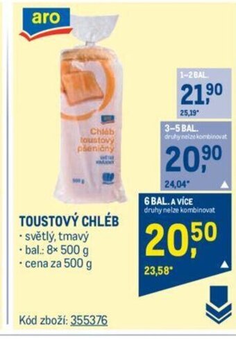 Makro TOUSTOVÝ CHLÉB nabídka