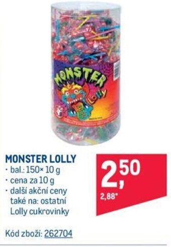 Makro MONSTER LOLLY nabídka