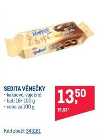 Makro SEDITA VĚNEČKY nabídka