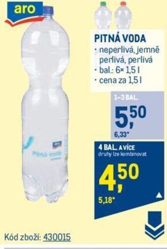 Makro PITNÁ VODA nabídka