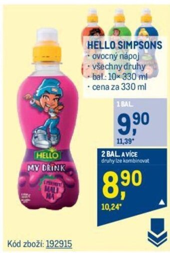 Makro HELLO SIMPSONS nabídka