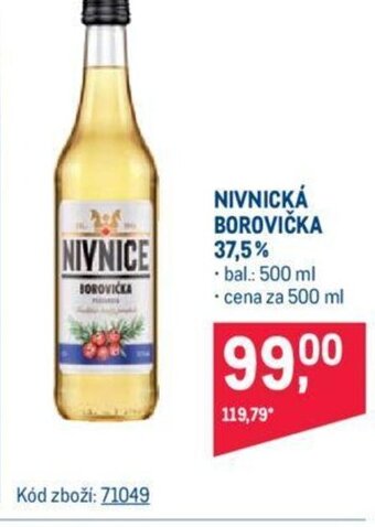 Makro NIVNICKÁ BOROVIČKA 37.5% nabídka