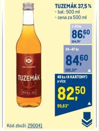 Makro TUZEMÁK 37,5% nabídka