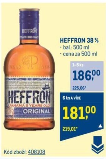 Makro HEFFRON 38% nabídka