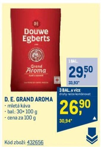 Makro D. E. GRAND AROMA nabídka