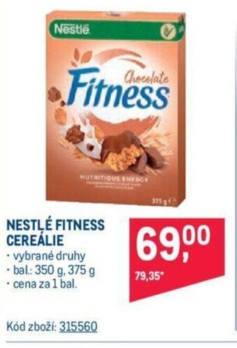 Makro NESTLÉ FITNESS CEREÁLIE nabídka