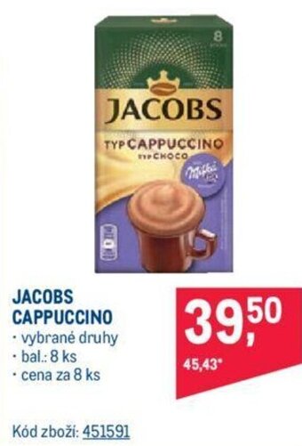 Makro JACOBS CAPPUCCINO nabídka