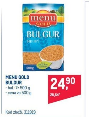 Makro MENU GOLD BULGUR nabídka