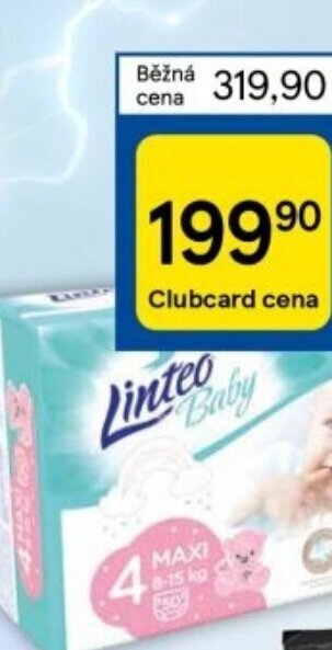 Tesco Linteo Baby Pleny nabídka