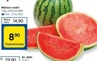 Tesco Meloun vodní nabídka